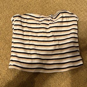 striped hollister tube top